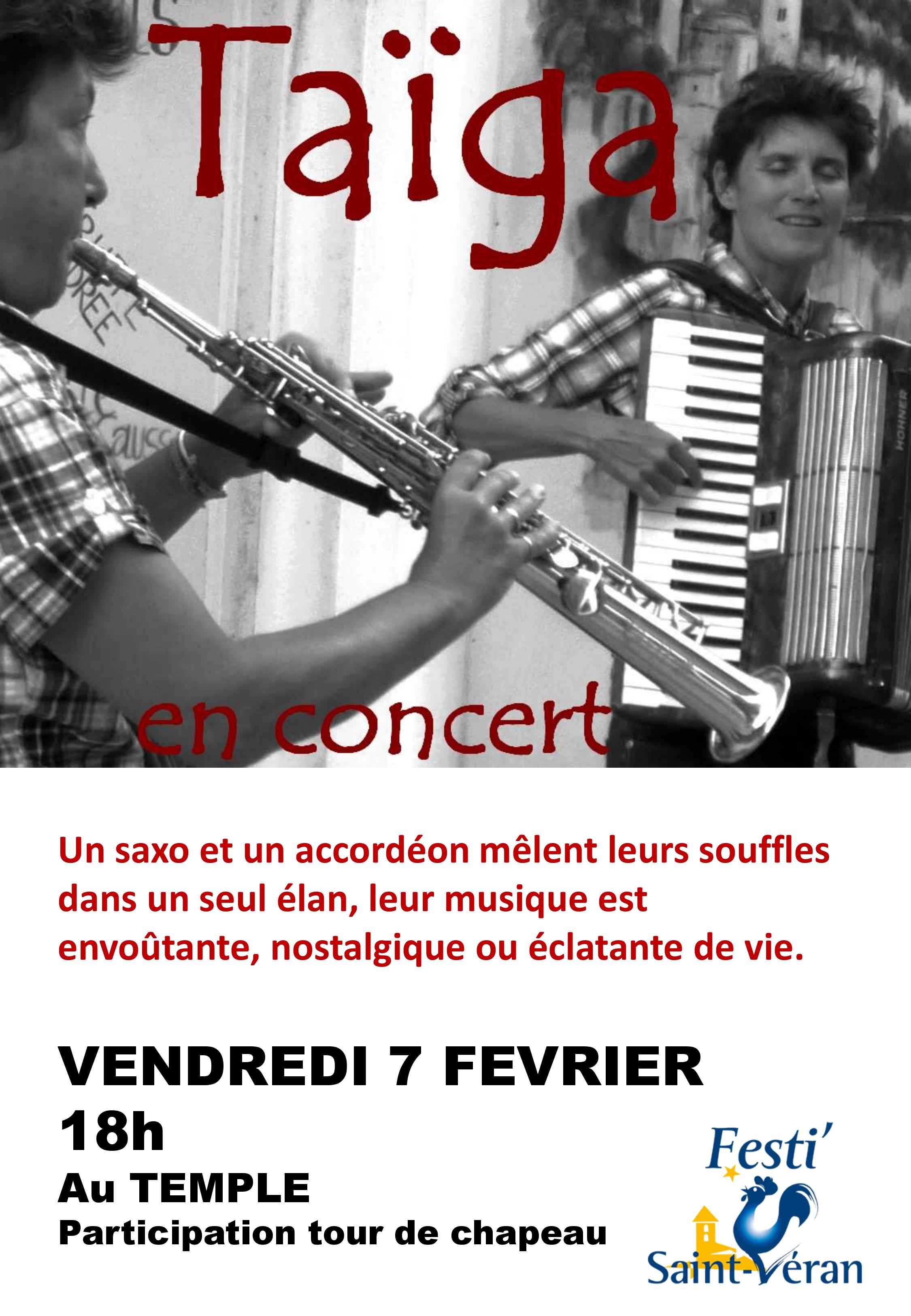 Affiche concert Taïga